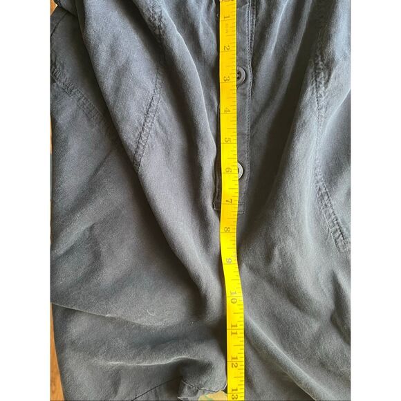 Sundance Cloth & Stone Navy Tencel Jumpsuit - L - Picture 6 of 7